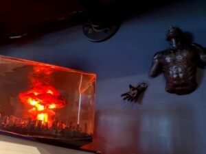 Nuclear Room Decor 3D Night Light Rechargeable