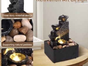 Water Fountain Feature Zen Meditation Fountain Decor Relaxation