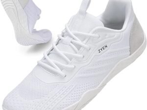 ZYEN Mens Barefoot Shoes Wide Toe Box