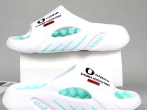 Zapatillas de masaje para hombre, sandalias deslizantes para interiores y