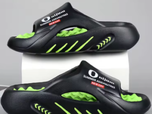 Zapatillas de masaje para hombre, sandalias deslizantes para interiores y