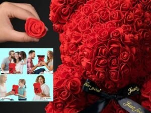 Rose Teddy Bear for Mom Mother's Day Birthday Valentine's Day Anniversary Gifts