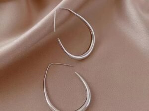 bijoux de fête et de mariage ,design simple, boucles d'oreilles créoles