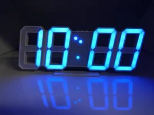 Réveil numérique LED 3D