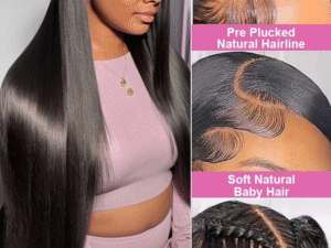 40 46 pulgadas 13×4 13×6 HD pelucas delanteras de encaje recto de hueso transparente pelucas de cabello humano brasileño de 220 de densidad para mujeres