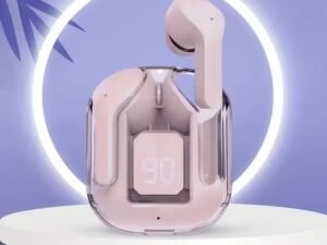 Auriculares inalámbricos T2 originales, cascos con Bluetooth, transparentes, HIFI, LED, pantalla Digital, sonido estéreo, para Xiaomi