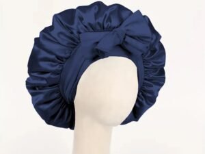Bonnet de nuit réglable en satin – Confort, élégance et protection capillaire