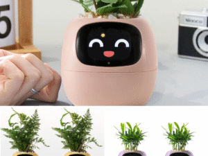 Pot de Fleurs Intelligent avec Émotions – Éveillez vos Plantes !