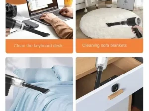 Aspirateur Sans Fil 120W Double Usage – Puissant & Pratique pour Maison et Voiture