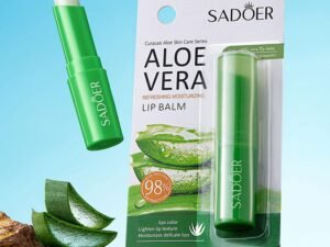 Baume à Lèvres Nourrissant à l’Aloe Vera – Hydratation et Réparation Intense
