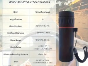 Telescopio Monocular 2025 2000X25 HD Portátil – Visión Clara y Aumentada