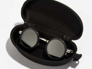 Lunettes de Soleil Rondes Polarisées ND9 – Style Rétro Punk pour Hommes et Femmes