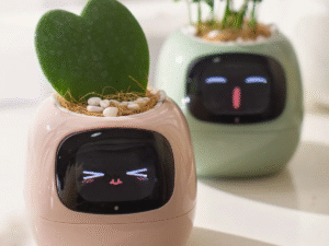 Pot de Fleurs Intelligent avec Émotions – Éveillez vos Plantes !
