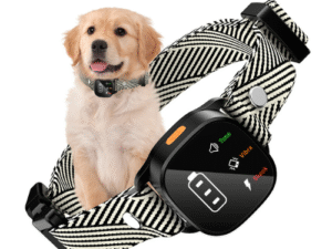 Collier de Dressage Intelligent pour Chien – Collier Électrique Anti-Aboiement Étanche PX7