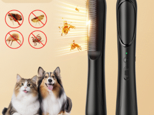 Peigne Électrique Multifonctionnel Anti-Poux et Anti-Puces pour Animaux de Compagnie