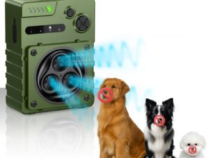 Dispositif Anti-Aboiement Ultrasonique Automatique pour Chien – Bouchon Rechargeable