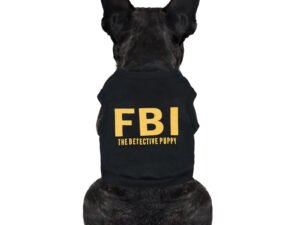 Vêtements d’été en coton respirant pour chiens – Camouflage FBI
