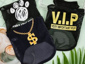 Gilet Ultra-Fin d’Été pour Chiens – T-shirt en Maille Respirante pour Petits Chiens et Chats