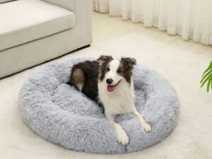 Lit Doux en Peluche pour Chiens