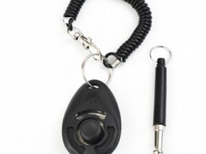 Clicker d’Entraînement pour Animaux de Compagnie – Sifflet Obéissant avec Dragonne Réglable