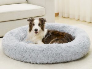 Lit Doux en Peluche pour Chiens