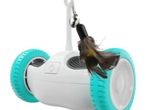 Jouet Interactif Équilibrage Mobile pour Chats et Chiens – Plume et Bâton Automatique
