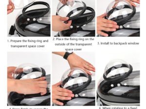 Sac de Transport Spatiale pour Animaux de Compagnie – Confort et Style