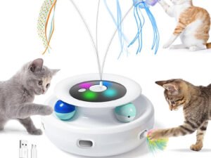 2 en 1 Jouets Électroniques Interactifs pour Animaux de Compagnie