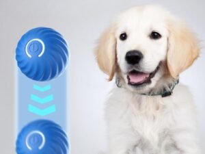 Balle de Jouet Automatique Interactif pour Chiens – Rotatif et Intelligent