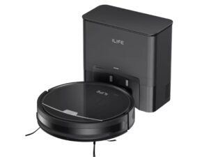 ILIFE V9/V9Pro : Aspiration Puissante 3000 Pa et Auto-Vidage pour un Nettoyage Impeccable