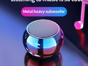Altavoz Bluetooth inalámbrico M3 Flash, portátil, pequeña pistola de acero, Subwoofer pesado
