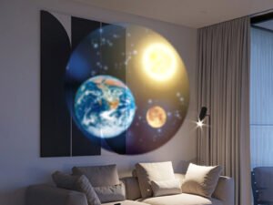 Lampe de Projection de Lune USB – Projecteur de Planète LED