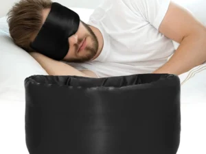 Mascarilla para Dormir de Seda de Morera 100% – Parche Ocular Acolchado para Bloquear Luz